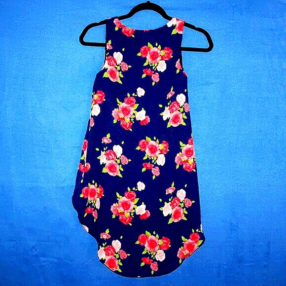 Sallymiller Couture Floral Hi-Low Top M - Picture 2 of 5